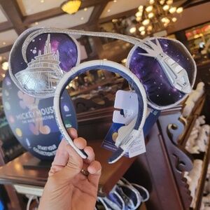 Mickey Mouse: The Main Attraction Space Mountain Ears, Brand New with Tags!